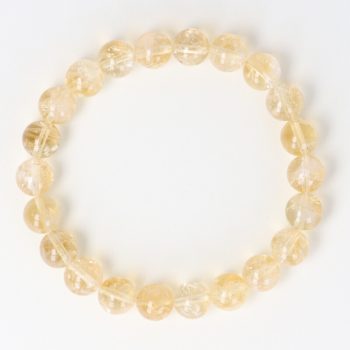 Citrin karkötő golyós 8 mm