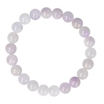 Levendula jáde karkötő golyós 8 mm