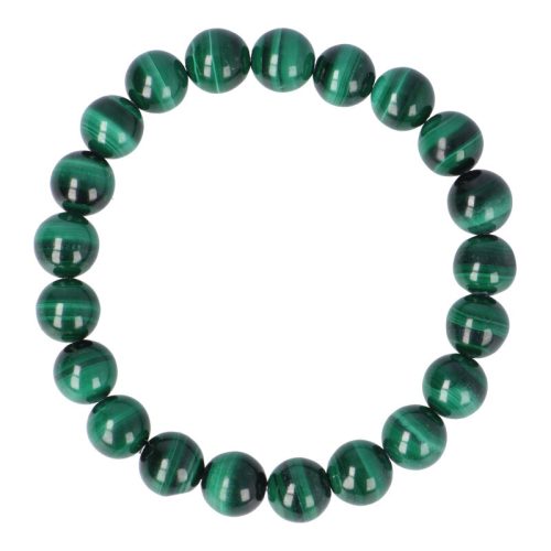 Malachit karkötő "A" golyós 8 mm