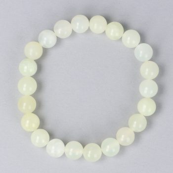 New jáde (szerpentin) karkötő golyós 8 mm