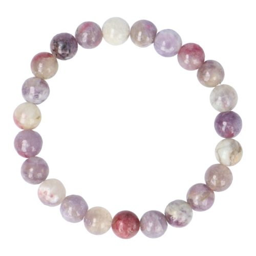 Turmalin pink karkötő golyós 8 mm