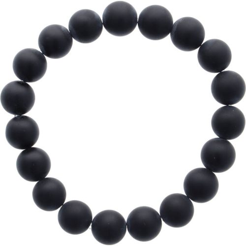 Ónix karkötő matt golyós 10 mm