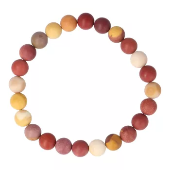 Mokait karkötő matt golyós 8 mm