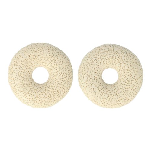 Donut medál, lávakő, kb. 40-50 mm