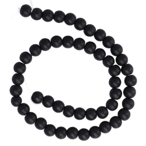 Szintetikus ónix, matt, alapanyagszál, 8 mm