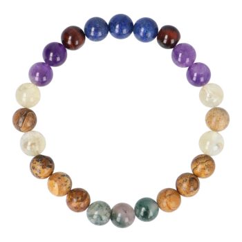 Szűz horoszkóp, férfi karkötő ametiszttel