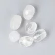 Hegyikristály, fazettált, ovális, 13x18 mm