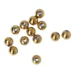 Hematit golyó, arany, 6 mm