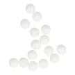 Bambuszkorall golyó, 6 mm, fehér