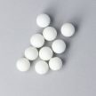Festett jáde matt golyó, fehér, 10 mm