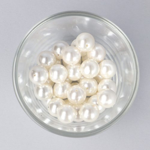 Shell pearl fehér golyó, 12 mm