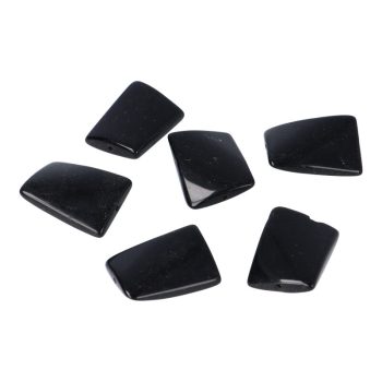 Ónix, téglalap, hullámos, kb. 25x15 mm