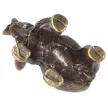 Elefánt medál, antik, 20x17 mm (1 db)