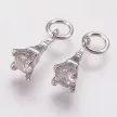 Eiffel-torony, kővel, kb. 11x5 mm (1 db)