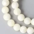 Gyöngyház, golyós, 10 mm, 45 cm-es nyaklánc