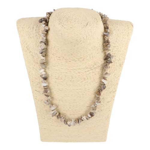 Flint tűzkő törmelékköves 50 cm-es nyaklánc