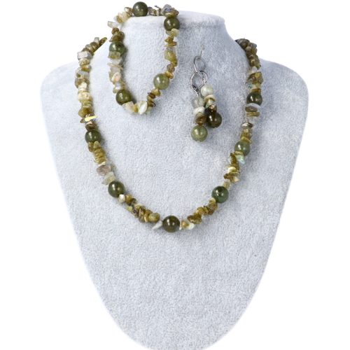 Labradorit ékszerszettel Stabil rezgés emelés