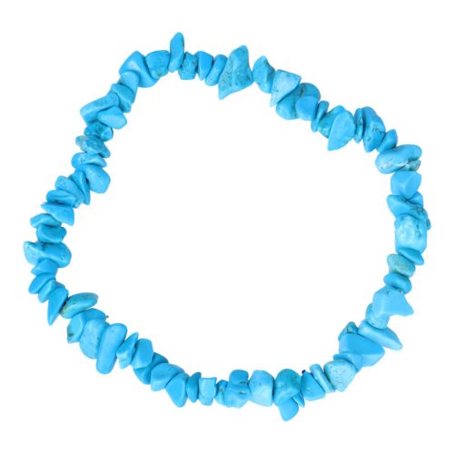 Türkinit, törmelékköves, gumis karkötő