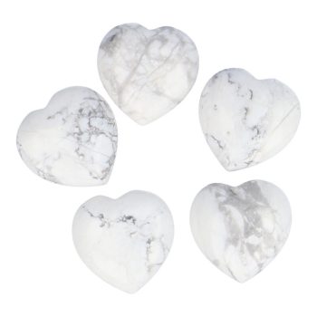 Marokkő, szív alakú, howlit