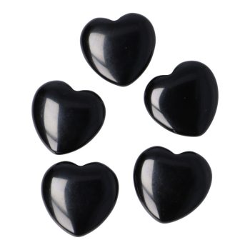 Marokkő, szív alakú, obszidián