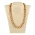 Shell Pearl, világosbarna, golyós, 12 mm, 45 cm-es nyaklánc