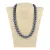 Shell Pearl középkék golyós 12 mm 45 cm-es nyaklánc