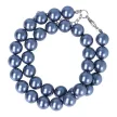 Shell Pearl középkék golyós 12 mm 45 cm-es nyaklánc
