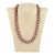 Shell Pearl mályva golyós 12 mm 45 cm-es nyaklánc
