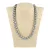 Shell Pearl, szürke, golyós, 12 mm, 45 cm-es nyaklánc