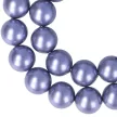 Shell Pearl, szürkéskék, golyós, 14 mm, 45 cm-es nyaklánc