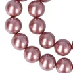 Shell Pearl mályva golyós 14 mm 45 cm-es nyaklánc