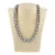 Shell Pearl, szürke, golyós, 14 mm, 45 cm-es nyaklánc