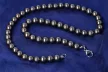 Shell Pearl szürkésbarna golyós 8 mm 45 cm-es nyaklánc
