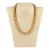 Shell Pearl, világosbarna, golyós, 12 mm, 40 cm-es nyaklánc