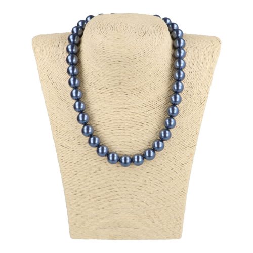 Shell Pearl középkék golyós 12 mm 40 cm-es nyaklánc