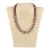 Shell Pearl mályva golyós 12 mm, 40 cm-es nyaklánc