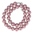 Shell Pearl mályva golyós 12 mm, 40 cm-es nyaklánc