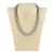Shell Pearl, szürke, golyós, 12 mm, 40 cm-es nyaklánc