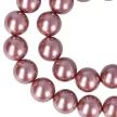 Shell Pearl mályva golyós 14 mm 40 cm-es nyaklánc