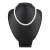 Shell Pearl nyaklánc fehér golyós 8 mm 40 cm-es