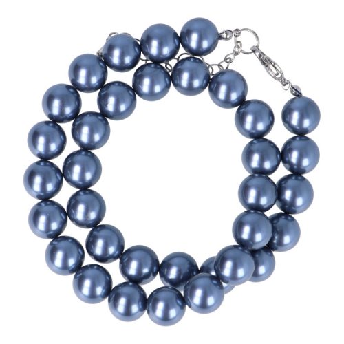 Shell Pearl középkék golyós 12 mm 50 cm-es nyaklánc