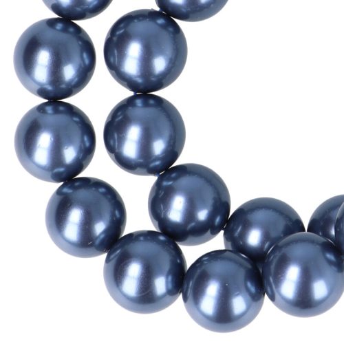 Shell Pearl középkék golyós 14 mm 50 cm-es nyaklánc