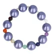 Shell Pearl, csakra szett, szürkéskék, 14 mm