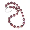Shell Pearl, csakra szett, sötétlila, 14 mm