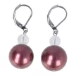 Shell Pearl, csakra szett, sötétlila, 14 mm