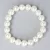 Shell pearl, fehér, golyós, 10 mm, karkötő