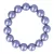 Shell pearl, szürkéskék, golyós, 14 mm, karkötő