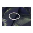 Shell Pearl, fehér, matt, golyós, 6 mm, karkötő
