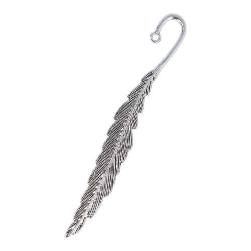 Könyvjelző alap, toll mintás, kb. 12 cm (1 db)