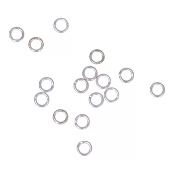 Karika, lilás szürke színű, 4x0,7 mm (kb. 50 db)